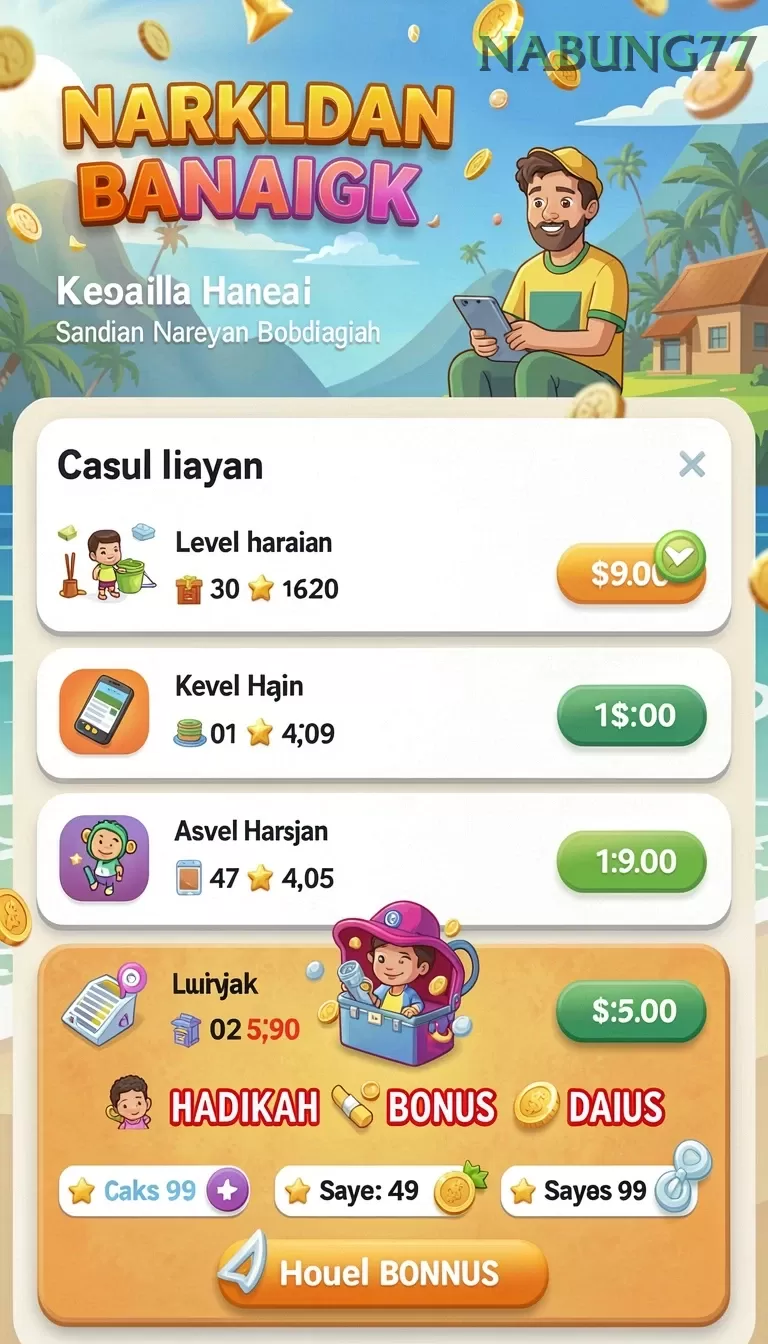 Cuplikan layar PARISBOLA — menu navigasi