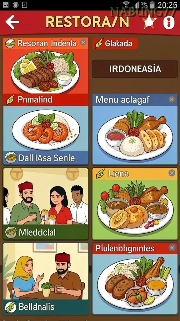 Cuplikan layar RAJA9 — halaman utama