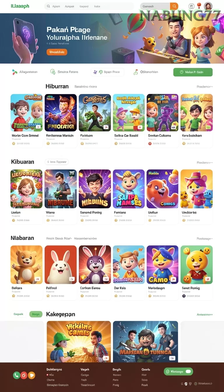 Cuplikan layar SLOT138 — menu navigasi