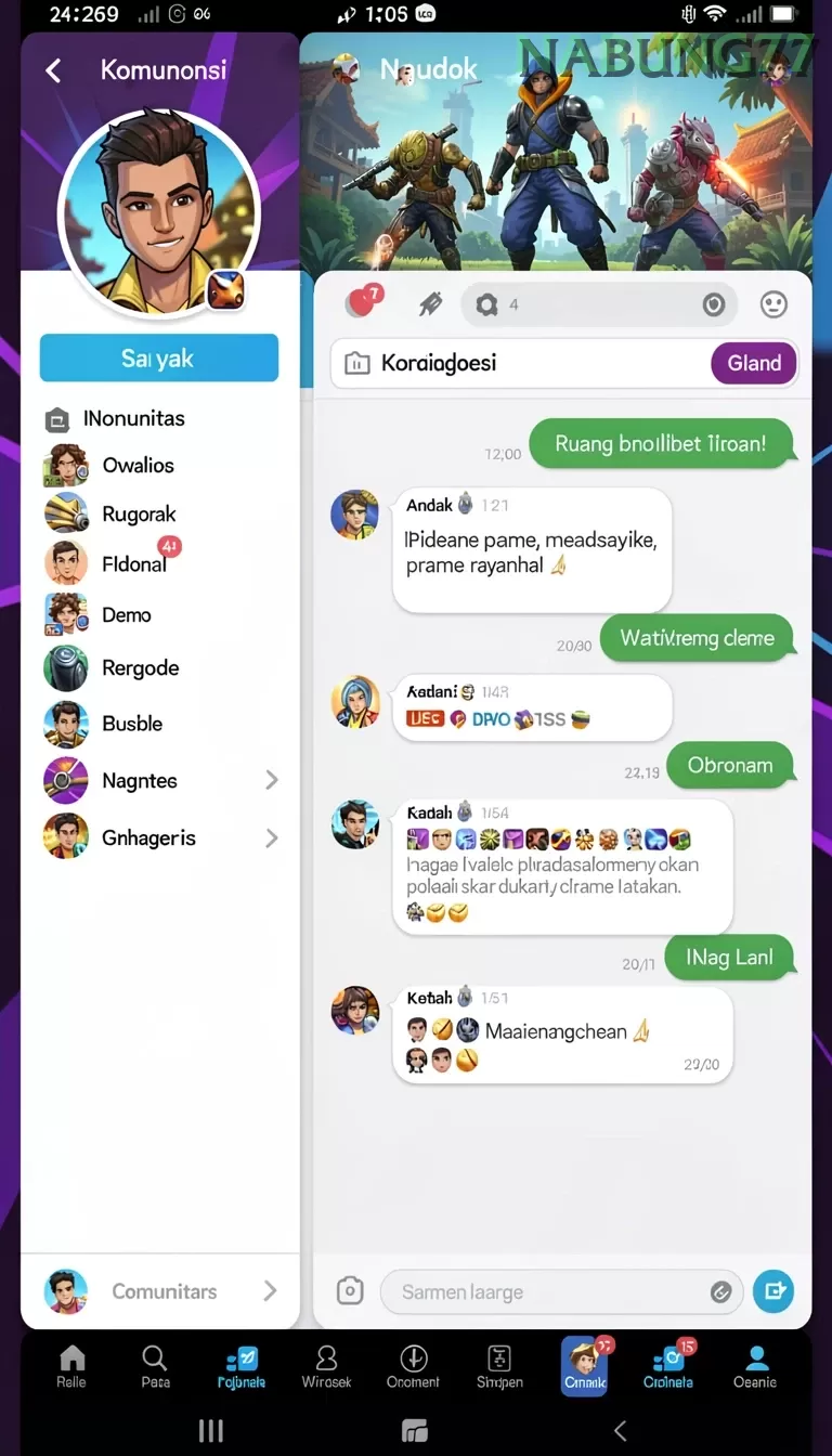 Cuplikan layar WARUNGJACKPOT — aktivitas
